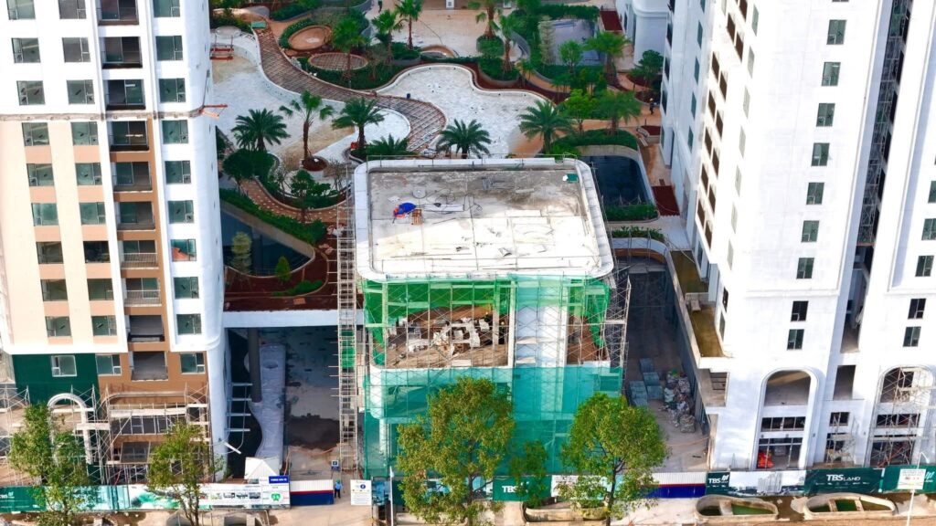 Tiến độ xây dựng dự án green skyline by TBS Land