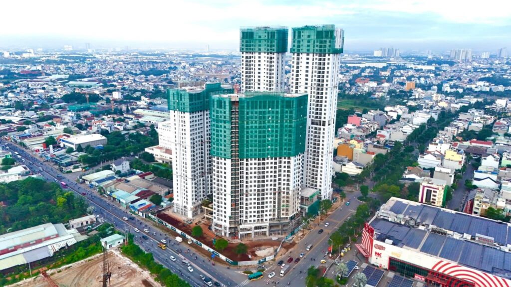 Tiến độ xây dựng dự án green skyline by TBS Land